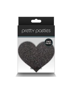 Pretty Pasties Glitter Hearts - 2 Pair